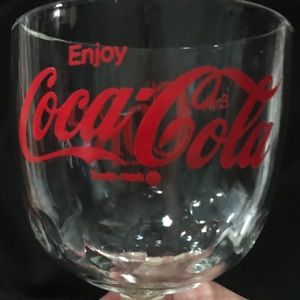 🐝3/$15 Vintage Coca-Cola goblet.